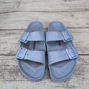 Birkenstock Foam Sandals Light Blue Purple Size Women 6